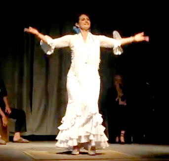 Sara Maria- flamenco instructor and performer